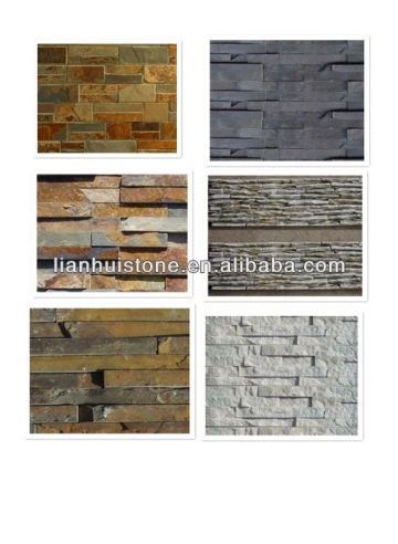 Slate Culture Stone,Slate Wall Cladding, Slate Stacked Stone,Slate Wall Panel