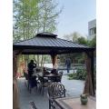 Double Roof Hardtop Gazebo Canopy Pavilion Tent