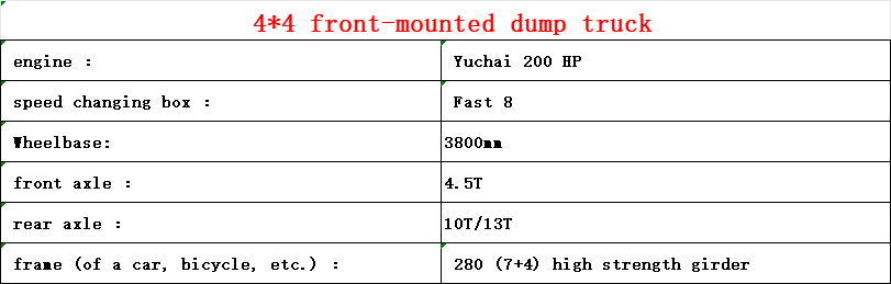 18 ton dump truck
