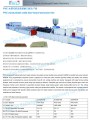 Línea de producción de espuma de PVC WPC puerta tablero