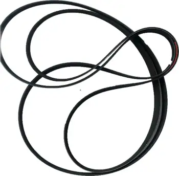 Rubber open end belt CR/HNBR S2M/S8M