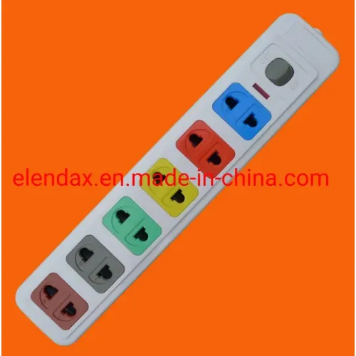 Универсальная 6-контактная розетка-удлинитель E1006S