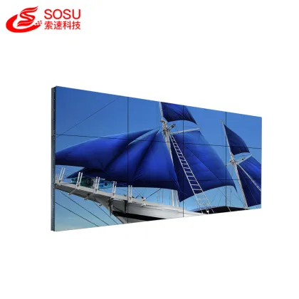 Narrow bezel lcd video wall tv wall