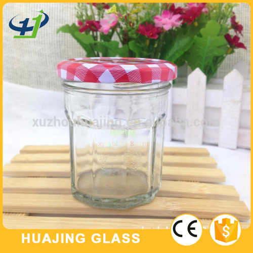 clear empty 250ml glass jars for honey with sealed lid wholesale