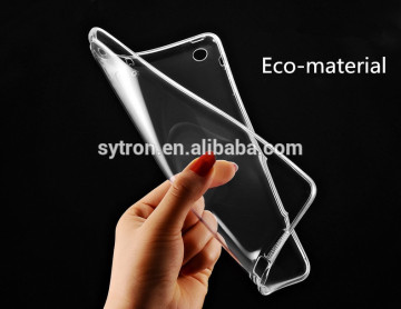 Anti earthquake and anti fall eco-materials ultrathin clear Tpu case for ipad pro