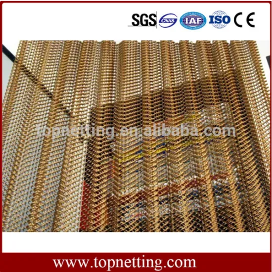 Colors Decorative Metal Mesh chain Link Curtain
