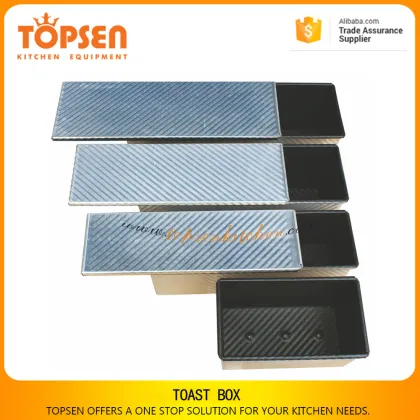 Aluminum alloy material toast box, non stick bread pan