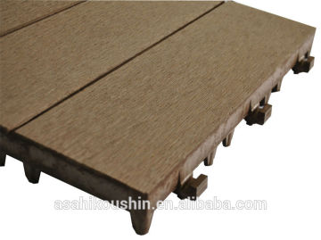 Interlock Japanese pure quality WPC DIY composite decking tiles