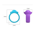 Bague sensorielle de bulles de poussoir en silicone