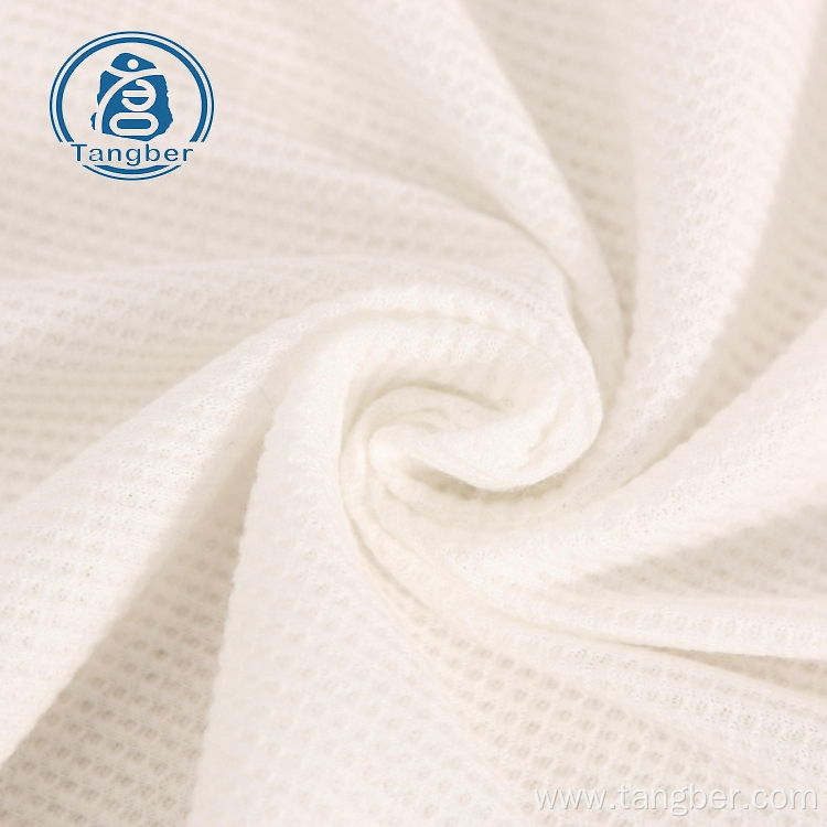 Knitting  65% Polyester 35% Cotton Waffle Fabric