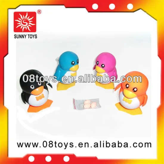 Plastic wind up penguin