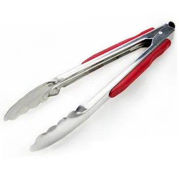 Amazon Hot Sale: Heavy Duty 9/12/14 Inch Stainless Steel Grill Tongs for BBQ Cooking Frying Serving