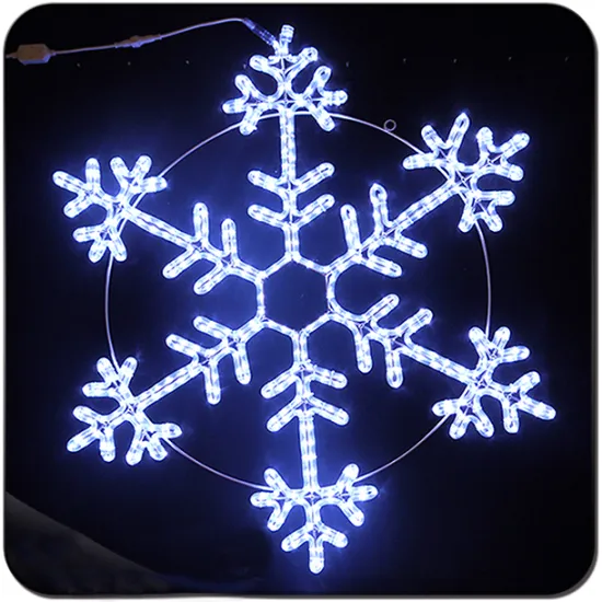 LED waterproof decoration big snowflake light