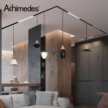 Modern Aluminum LED Track Lamps for Hotels and Restaurants
