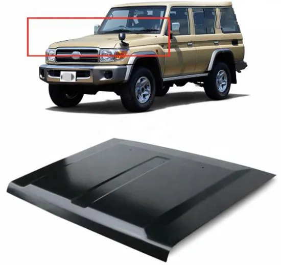 High-Quality Steel Auto Car Body Kit - Front Engine Hood Replacement for Land Cruiser FJ70