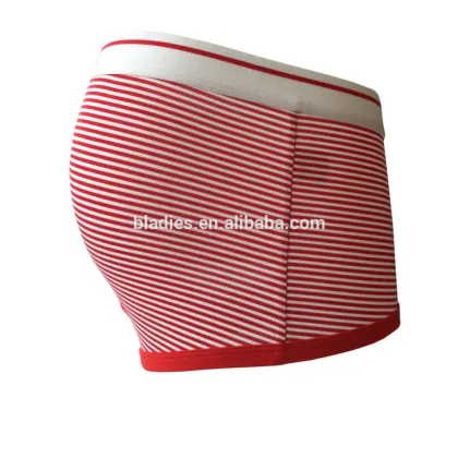 Hot sale bamboo men boys underwear young boys underpants strip boxers high fashion strip underwear