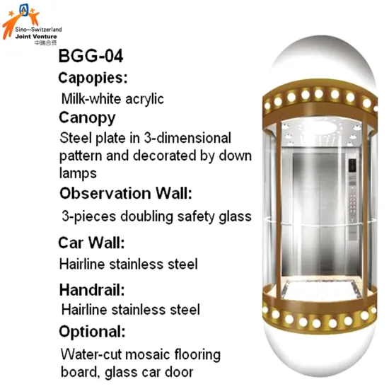 Glass Elevator Commercial Elevator