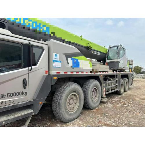 80 toneladas de alta eficiência usavam guindastes de caminhão