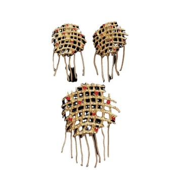 Stylish Magnetic Brooch Set for Embroidered Sarees and Hijabs (Assorted Colors)