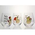 China transparent wine glass set for Christmas Factory