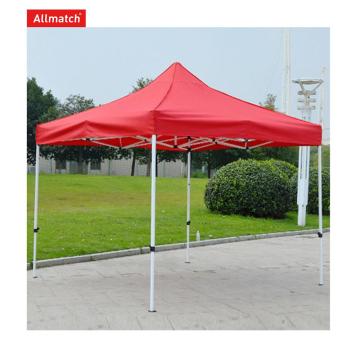 Custom Printed Red Gazebo Canopy Tent for Outdoor Events and Trade Shows