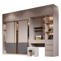 Bedroom sliding door assembly large cupboard wardrobe