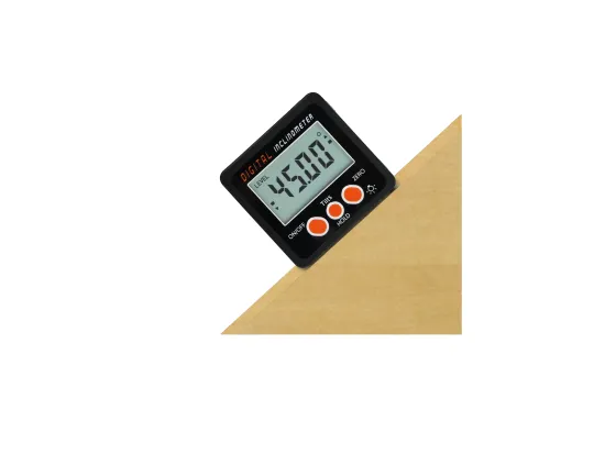Digital inclinometer with white backlight