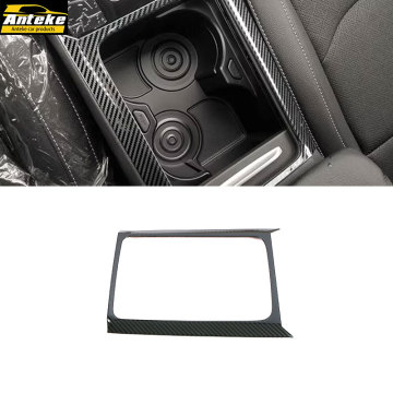 OEM Car Stainless Steel Carbon Fiber Interior Parts for 2019 Kia K3 Water Cup Panel