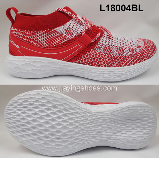 flyknit fabric and sneaker women sport shoes