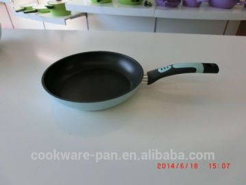 Popular enamel coating frying pan / forged frypan