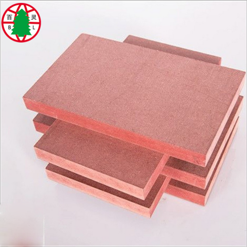 Material chino ignífugo Linyi color rojo MDF