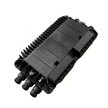 Geteknet Fiber Optic Splicing Box 3 in 3 out 144C Max IP67 Waterproof Outdoor Closure