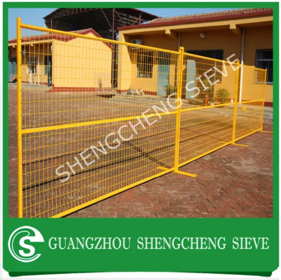 Galvanised/Powder coated canada temporary fence movable fencing price