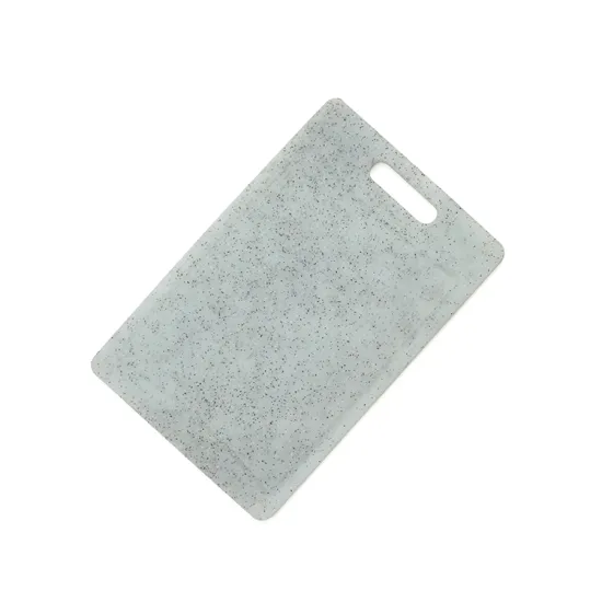 Kitchen Tools: Durable Plastic Chopping Board with Hanging Hole for Convenient Food Cutting