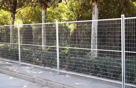 welded galvanized temporary metal fence panels