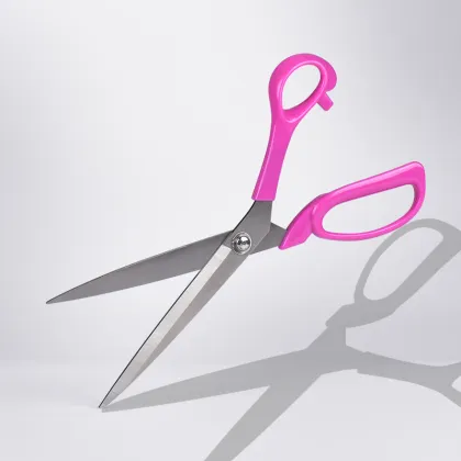 plastic sewing tailor scissors with safety cover