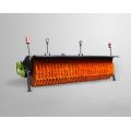 Efficient snow removal brushes for high way roads