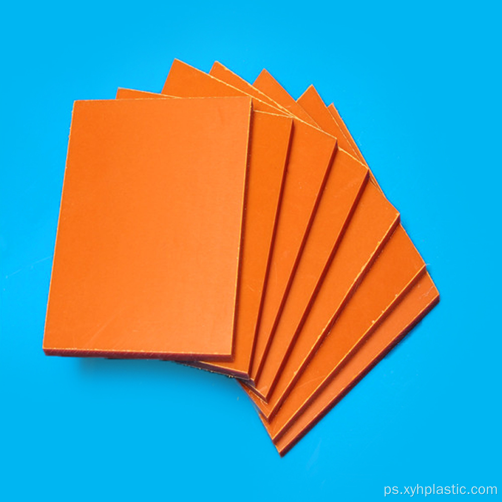 نارنجي موصلي کاغذ لامینټ فینولیک پلیټ