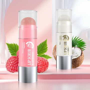 Etichetta privata di alta qualità portatile idratante esfoliante stick per labbra.