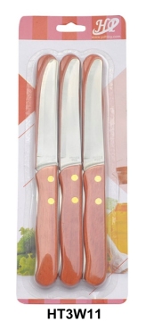 wooden steak knife gift set