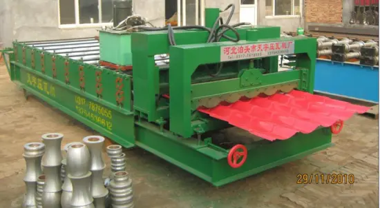 TY steel profile Glazed tile forming machine