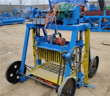 Moving manual concrete full block making machine QMY4-45