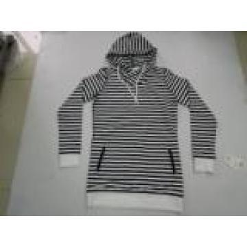 Ladies Hoody with Yarn Dyed