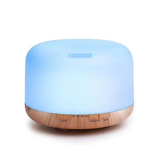 Essential oil diffuser 500ML Ultrasonic Cool Mist Maker Fogger Air Humidifier LED Lamp