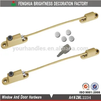 Safety Cable Lock for aluminium window,child window cable lock