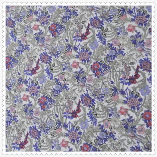 100 printing cotton fabric for garment