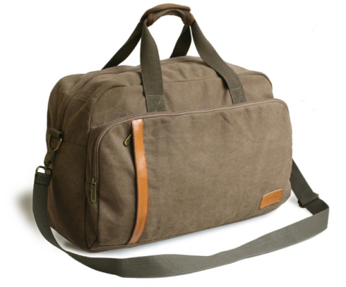 Canvas Gym Weekend Sport Duffel Travel Bag (TRB0106)