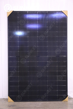 All Black Topcon Solar Panel 430W MBB Glass Glass Panel