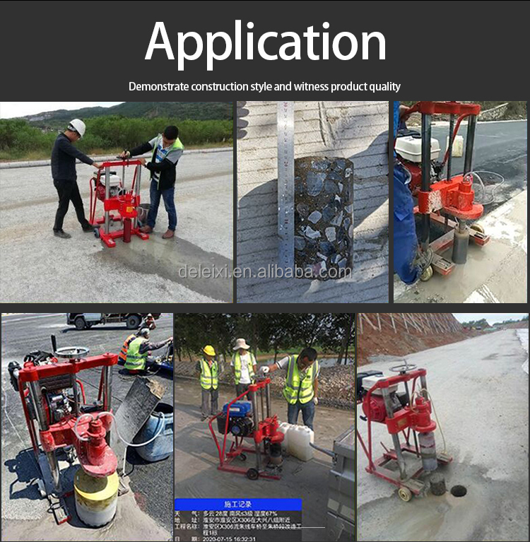 Pavement Core Cutter In Asphalt Concrete Drilling Machine, High Quality ...