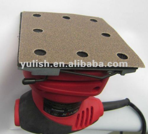 Electric tools use garnet abrasive sand paper with holes
